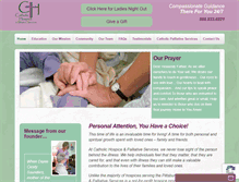 Tablet Screenshot of catholichospicepgh.org